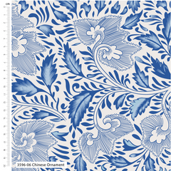 Crafts of Tranquility Ornamental The V&A Museum 100% Organic Cotton 45cm x 55cm Wide Fat Quarter Bundle for Crafting, Sewing, Patchwork