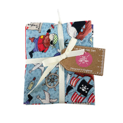 The Craft Cotton Co. Ship Ahoy 100% Cotton 45cmx55cm Wide 5Pcs Fat Quarter Bundle for Crafting, Sewing, Patchwork, Quilting