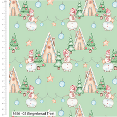 Merry Little Christmas by Mari Cali Art 100% Cotton 45x55cm Wide 5Pcs Christmas Fat Quarter for Sewing, Quilting, Dressmaking, Patchwork