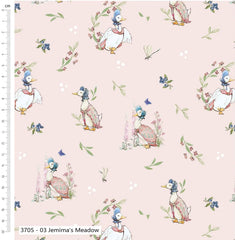 Beatrix Potter Peter Rabbit Tales of the Burrow 100% Cotton 5Pcs Fat Quarters Bundle