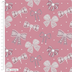 Bows and Ballet Design 100% Cotton Fabric