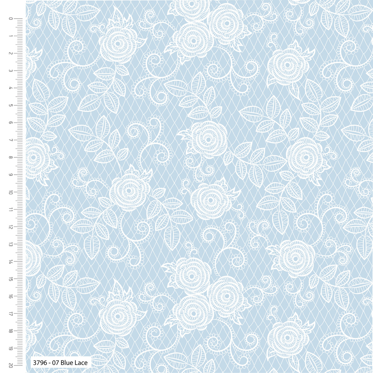 Craft Cotton Co. „The Sky Above“ Salbeigrün, 100 % Baumwolle, 110 cm breit, digital bedruckter Stoff zum Basteln, Quilten, für die Heimdekoration und Kinderbasteln