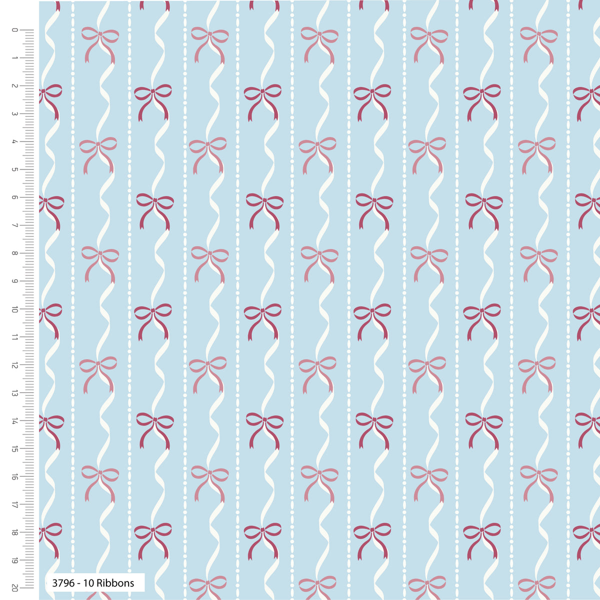 Bows and Ballet Design 100% Cotton Fabric