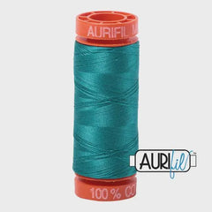 Aurifil 50wt Small Spool 100% Egyptian Cotton (220 Yards/200 Meters)