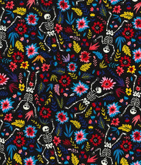 Halloween Cotton Poplin Black Cotton Fabric 45’ Wide. 100% Cotton.Ideal for Children's Fabrics, Crafting, Sewing, Patchwork, and Dressmaking