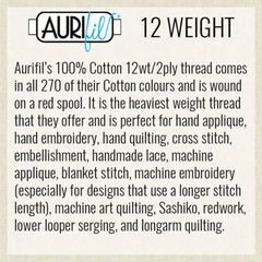 Aurifil 40wt Mako Cotton Variegated Thread (1094yds), Marrakesh - 3817