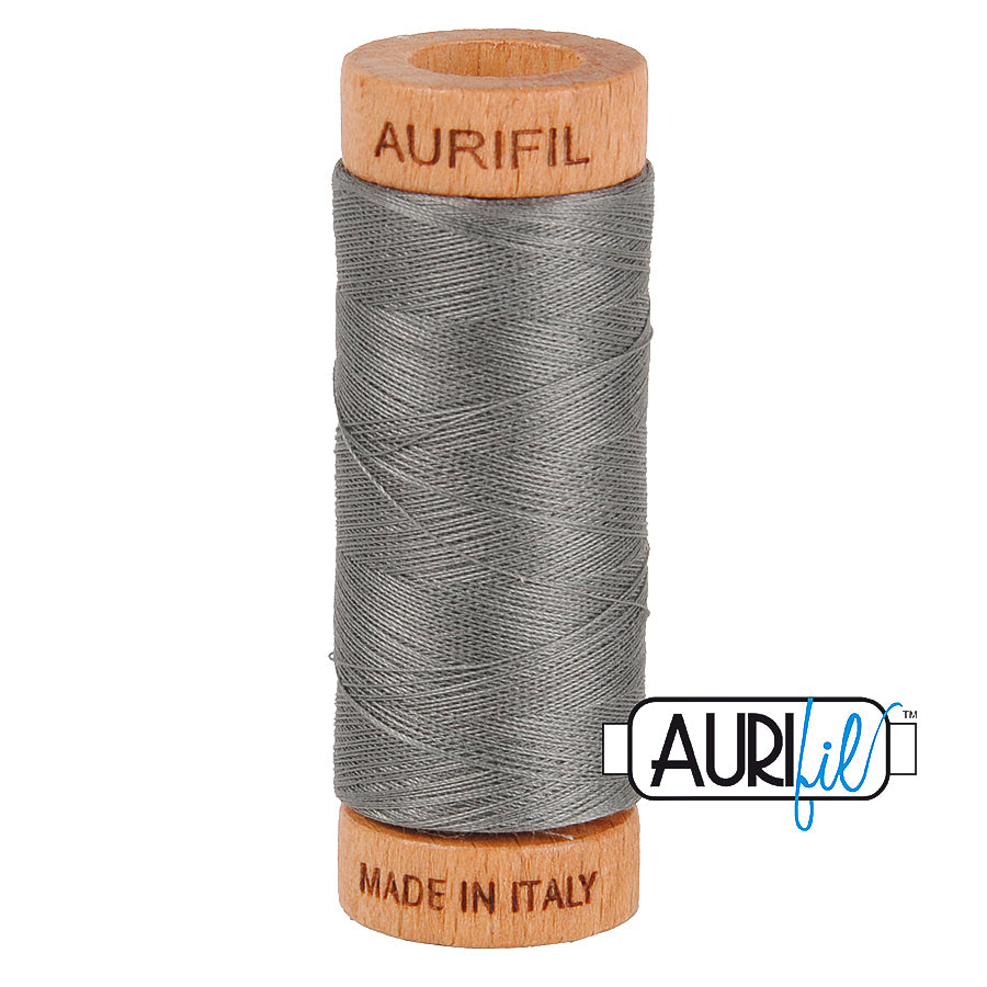 Aurifil Baumwoll-Mako-Garn, 80wt, 284 m, ideal zum Nähen, Quilten, Häkeln