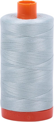 Aurifil Mako Cotton Thread Solid 50WT Cotton Single Spool 1422 yd Ideal for Machine Embroidery, Quilting and Sewing