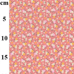 Rose &amp; Hubble, Himmelblauer Stoff mit kleinen Blümchenmustern, Meterware/Halbmeter/Fat Quarter, 100 % Baumwoll-Popeline zum Quilten, Schneidern (CP0938 SKY) 