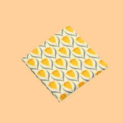 CraftsFabrics 7-teiliges Wildflower Wonders-Stoff im Retro-Stil der 70er, Vintage-Stil, 100 % Baumwolle, 50 x 40 cm breit, Fat Quarter für Quilten, Scrapbooking, Patchwork