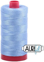 Aurifil Mako Cotton Thread Solid 50wt 100% Long Staple Mercerized Egyptian Cotton 1422yds Light Delft Blue