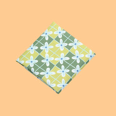 CraftsFabrics 7-teiliges Wildflower Wonders-Stoff im Retro-Stil der 70er, Vintage-Stil, 100 % Baumwolle, 50 x 40 cm breit, Fat Quarter für Quilten, Scrapbooking, Patchwork