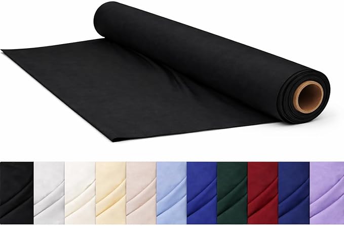 CraftsFabrics Plain Dyed Homespun Cotton Fabric