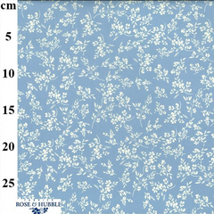 Rose & Hubble 100% Cotton Cotton Poplin Small Floral 110cm Wide Printed Premium Cotton Fabric For Craftin, Sewing, Patchwork, Dressmaking