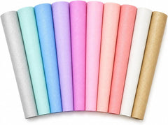 CraftsFabrics Solid Classic Litchi Grain Pebble Lychee Faux Leather Sheet