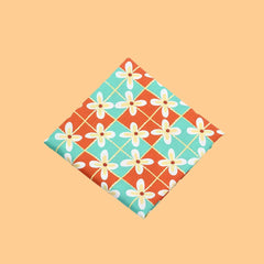 CraftsFabrics 7-teiliges Wildflower Wonders-Stoff im Retro-Stil der 70er, Vintage-Stil, 100 % Baumwolle, 50 x 40 cm breit, Fat Quarter für Quilten, Scrapbooking, Patchwork