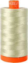 Aurifil Mako Cotton Thread Solid 50WT Cotton Single Spool 1422 yd Ideal for Machine Embroidery, Quilting and Sewing