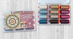 Aurifil Thread Set English Garden by Edyta Sitar 12 Large Spools Cotton 50wt Spools