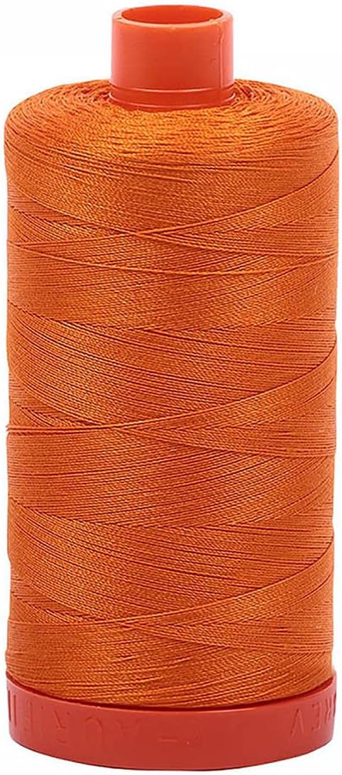 Aurifil Mako Cotton Thread Solid 50WT Cotton Single Spool 1422 yd Ideal for Machine Embroidery, Quilting and Sewing