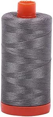 Aurifil Mako Cotton Thread Solid 50WT Cotton Single Spool 1422 yd Ideal for Machine Embroidery, Quilting and Sewing