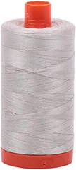 Aurifil Mako Cotton Thread Solid 50WT Cotton Single Spool 1422 yd Ideal for Machine Embroidery, Quilting and Sewing