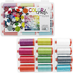 Aurifil Full Bloom von Barbara Persing, Garnset aus 100 % Baumwolle, ideal zum Nähen, Basteln und Patchworken