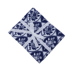 Lot de Fat Quarters en porcelaine bleu et blanc à motifs floraux CraftsFabrics