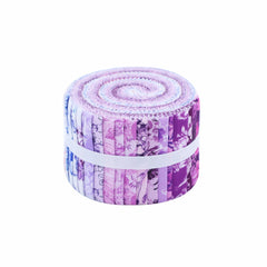 CraftsFabrics 2,5'' x 44'' 20 bandes de Jelly Rolls prédécoupées de la série Floral 100 % coton Idéal pour le quilting, le scrapbooking, la couture et le patchwork