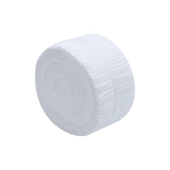 CraftsFabrics Ivory 100% Cotton 40Pcs/Roll Pre-Cut Jelly Rolls Strips 2.5"x 44" Wide Ideal for Quilting, Scrapbooking, Sewing, Patchwork