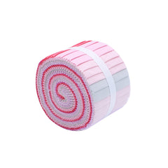 CraftsFabrics Rouleaux de bonbons à la barbe à papa 100 % coton, 20 pièces (6,3 x 101,6 cm), 140 g/m², idéal pour le quilting, le scrapbooking, la couture, les loisirs créatifs et le patchwork.