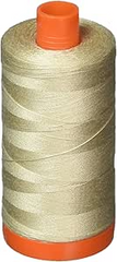 Aurifil Mako Cotton Thread Solid 50WT Cotton Single Spool 1422 yd Ideal for Machine Embroidery, Quilting and Sewing