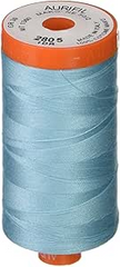 Aurifil Mako Cotton Thread Solid 50WT Cotton Single Spool 1422 yd Ideal for Machine Embroidery, Quilting and Sewing