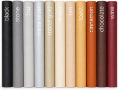CraftsFabrics Solid Classic Litchi Grain Pebble Lychee Faux Leather Sheet