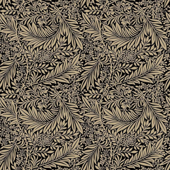 Crafty by Chatham Glyn 100 % coton 140 cm de large William Morris Willow Bough Tissu imprimé numériquement Crafty Cottons ; Sauge