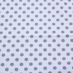 CraftsFabrics Fat Quarter Bundle CraftsFabrics 7pcs Light Grey Printed Cotton Fat Quarters
