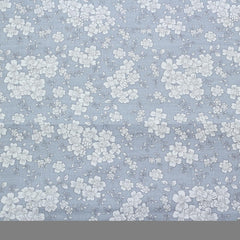 CraftsFabrics Fat Quarter Bundle CraftsFabrics 7pcs Light Grey Printed Cotton Fat Quarters