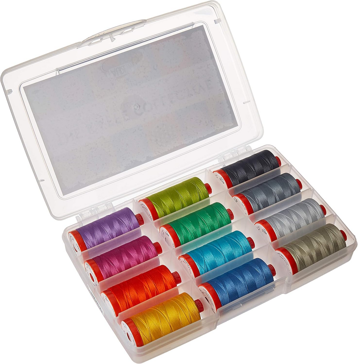 Aurifil Thread 12Pcs 50wt 1300M 100% Cotton Kaffe Fassett & Liza Lucy Collection