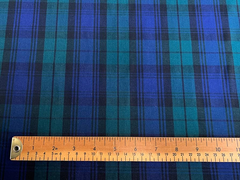 Flat Woven Cotton Tartan 100% Cotton 147cm Wide Checkered Printed Cotton Ideal for Sewing, Quilting, Crafting, Dressmaking, Home Décor