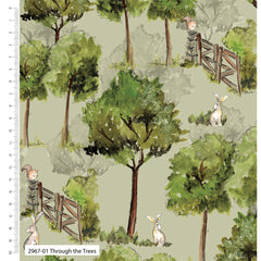A Country Walk by Debbie Shore Fabric Organic Cotton Collectiom