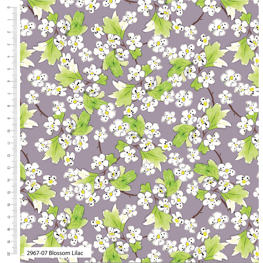 Make + Believe Loose Fabric A Country Walk by Debbie Shore Fabric Organic Cotton Collectiom