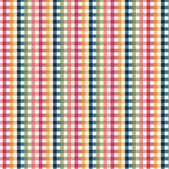 The Crafty Pie Autumn Gingham 100% Viscose 152cm Wide Checkered Fabric For Crafting, Sewing, Dressmaking, Home Décor