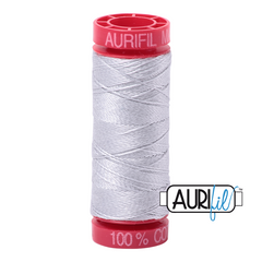 Aurifil Cotton Embroidery Thread, Light Grey, 18 Yards (2600)