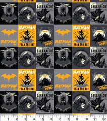 Camelot Batman DC Cotton Fabric Collection, 14 Different Prints