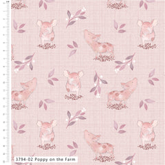 Tissu imprimé numériquement « The Sky Above Sage » de Craft Cotton Co., 100 % coton, 110 cm de large, pour loisirs créatifs, matelassage, décoration d'intérieur et loisirs créatifs pour enfants.