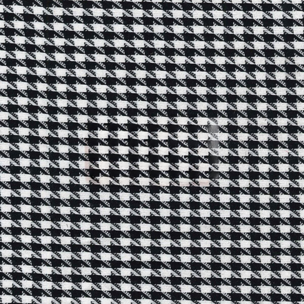Dog Tooth Polyviscose Checks Tartan 145cm Wide Winter Christmas Fabric for Sewing, Crafting, Dressmaking, Patchwork