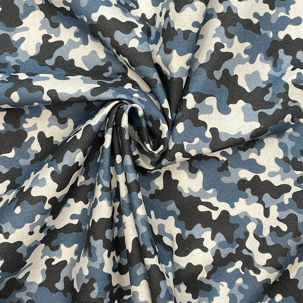 Crafty By Chatham Camouflage 100% Cotton 140cm Wide Crafty Cottons Fabric For Crafting, Sewing, Dressmaking, Home Décor