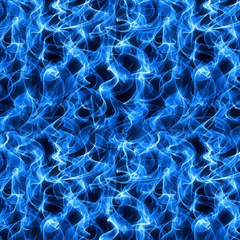 Crafty By Chatham Blue Flames 100% Cotton 140cm Wide Crafty Cottons Fabric For Crafting, Sewing, Dressmaking, Home Décor