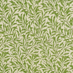 Crafty by Chatham Glyn 100% Cotton 140cm Wide William Morris Willow Bough Crafty Cottons Digitally Printed Fabric; Sage