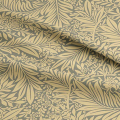Crafty by Chatham Glyn 100 % coton 140 cm de large William Morris Willow Bough Tissu imprimé numériquement Crafty Cottons ; Sauge