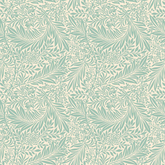 Crafty by Chatham Glyn 100 % coton 140 cm de large William Morris Willow Bough Tissu imprimé numériquement Crafty Cottons ; Sauge